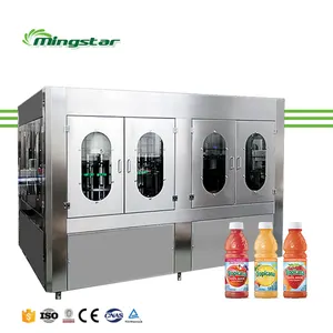 Ss304 Materiaal Automatische 3 In 1 Fles Cola Soda Vulmachine Frisdrank Productie-Apparatuur Lijn