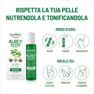Equilibra, Aceite Corporal Celulitis * Concentrado Bifásico, con Equilibrio de Aloe Vera, Planta Activa de Microalgas - Product Image 5