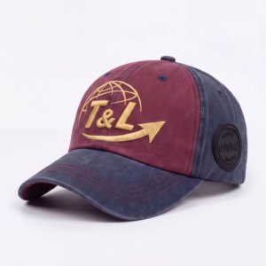 Casquette de baseball en sergé de coton à 6 panneaux avec logo personnalisé en vinyle brodé, vente en gros, fabricant de casquettes Gorras - Product Image 1