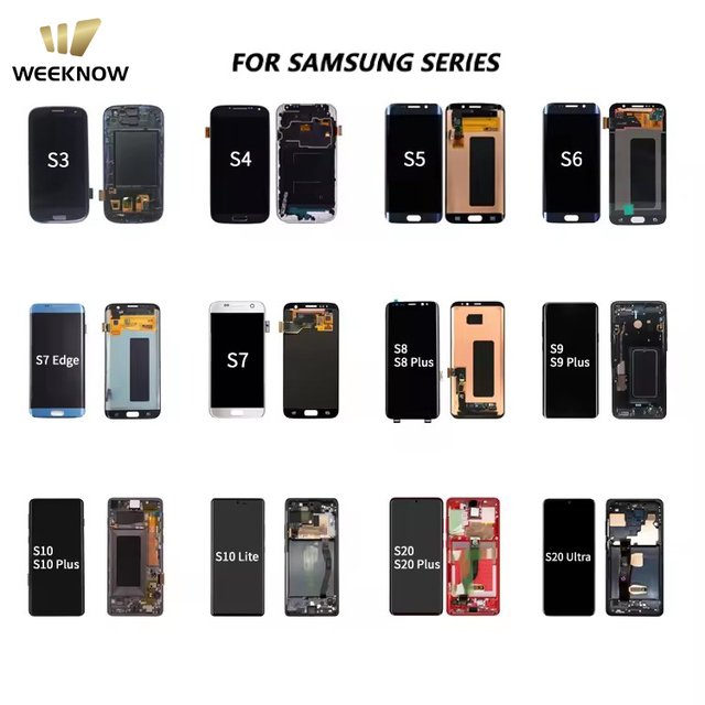 High LCD Wholesale Display 6.7 for Original Phone Replacement 1 Year Warranty for S20/S21/S22/S23 Ultra/S7/S8/S9/S10 Plus