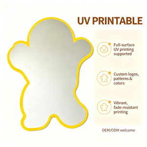 Self Adhesive Custom Irregular Cartoon Frameless Acrylic Decorative Mirror, <b>Nursery</b> Kids Room <b>Wall</b> Art <b>Decor</b> - Product Image 2