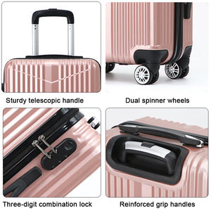 軽量ジッパープレジデント<span class=keywords><strong>VIP</strong></span>トロリー荷物20 \ "ヴィンテージスーツケースおしゃれな高級スタイル - Product Image 2