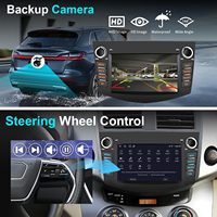 Autoradio Android 4 Go de RAM 64 Go de ROM Navigation GPS pour Toyota RAV4 2006 2007 2008 2009 2010 2011 2012