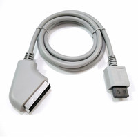 Câble Scart RGB SYYTECH 1,8 m pour Sega DC128 MD1 MD2 Wii Xbox 360 Nintendo 64 Accessoires de console