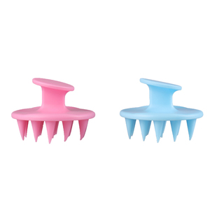 Factory Direct Customize Private Label Mini Sized Silicone Scalp Massager Shampoo <b>Brush</b> Soft Silicone Scalp Scrubber - Product Image 3