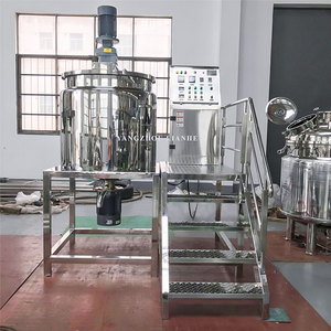 Giá tốt nhất 500L 1000L chất tẩy rửa homogenizer trộn Tank thép không gỉ Máy trộn điều hòa dầu gội Máy làm - Product Image 3