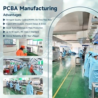 Soluciones de Fabricación de PCBA OEM, Fabricación de Placas de Circuito Impreso Multicapa, Componentes de Fabricación, PCBA Ensamblada de 8 Capas