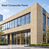 Panneau composite en acier 4 mm 1220x2440 mm, plaque noire mate pour la rénovation de façade extérieure