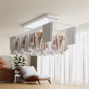 Remote controlled lifting balcony home intelligent voice control fully automatic electric drying rack - Product Image 3