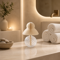 Difusor de Aroma Ecológico de Papel con Forma de Panal de Abeja, Botella de Vidrio de Tamaño Personalizado, Fragancia para el Hogar, Decoración para Sala de Estar, Oficina y Escritorio
