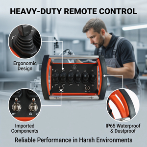 รีโมทคอนโทรลวิทยุ 6 ฟังก์ชั่น รุ่น Heavy Load Red Semi สำหรับเครนเคลื่อนที่แบบไฮดรอลิก - Product Image 1
