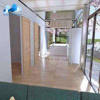 Zhongnan détachable modulaire 20FT1 2 3 4 chambres à coucher maisons préfabriquées conteneur moderne maison construire mur de verre petite maison conteneur villa