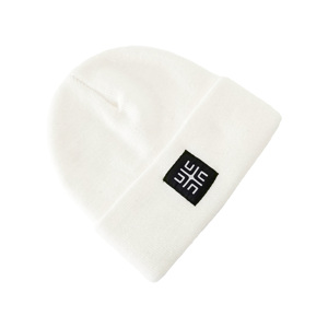 Gorros de Invierno Blancos Populares 2026, Tejidos con Logotipo Bordado, Talla Adulto, Alta Calidad, Buen Precio, con Parche de Etiqueta - Product Image 3