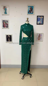 Novance Amazons en çok satan listesi önlük kadınlar için abiye uzun kollu yüksek moda elbise lüks Hollow kokteyl elbiseleri - Product Image 4