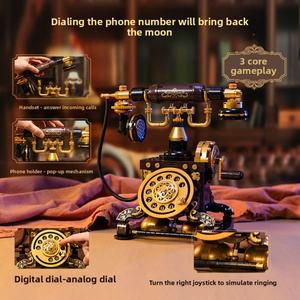 Meilleures ventes de blocs de construction en plastique, jouets éducatifs classiques rétro en forme de téléphone, jouets de collection fantastiques, vente en gros créative OEM - Product Image 4