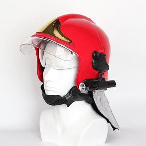 Casco de Seguridad contra Incendios: Casco de Rescate Ignífugo de Estilo Europeo con Capucha Protectora - Product Image 5