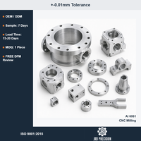 Service de fraisage CNC de précision sur mesure, pièces en aluminium usinées CNC Al 6061, ±0,01 mm, prototype OEM vers la production