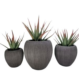 Vasi da fiori vasi per fioriere per piante Nordic Round <span class=keywords><strong>grande</strong></span> <span class=keywords><strong>balcone</strong></span> in fibra di vetro semplice mobili per camera da letto per interni ed esterni - Product Image 1