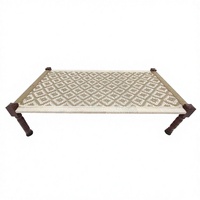 Cama con Dosel Moderna de Lujo de Alta Calidad al por Mayor, de Madera Maciza de Mango, Tamaño Personalizado, Plegable, Artesanía Manish Art MA456