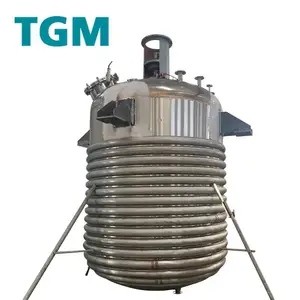 Stainless Steel Outer and Inner Coil Kettle Reactor with Agitator Styrene Acrylic Emulsion
