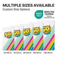 Serviette de plage en velours de coton personnalisée en gros, 400-450 GSM, impression double face, faible MOQ 100 pièces, certifiée OEKO-TEX GRS pour la vente au détail