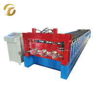 Machine de formage à froid de profilés de plancher en acier de Chine, haute vitesse, automatique, avec cisaillement hydraulique pour système de plancher de bâtiment en acier
