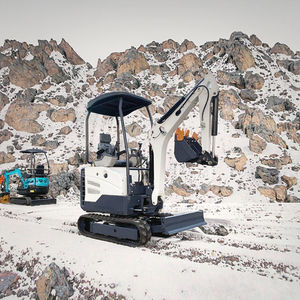 Mini pelle sur chenilles de 1 tonne avec moteur Changchai, multifonctionnelle, 3 accessoires : godet, tarière, marteau, garantie 1 an - Product Image 3