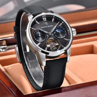 Montre mécanique squelette étanche Pagani Design YS021, marque originale, acier inoxydable, chronographe saphir, automatique, pour homme