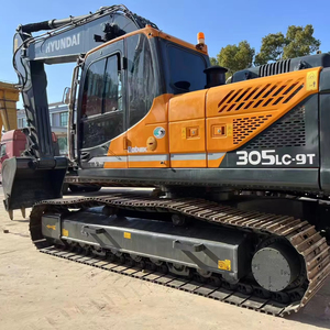 Excavatrice lourde Hyundai 305 d'occasion (90% neuve) 30 tonnes, modèles 305LC-9, 305LC-7, 220, et pelle hydraulique sur chenilles d'occasion Hyundai 305LC-9T d'origine - Product Image 1