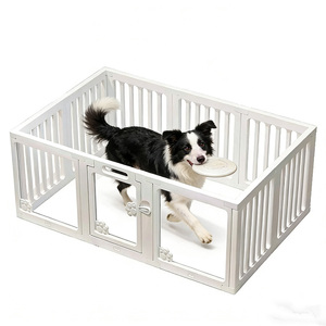 Corral para Perros de Plástico Moderno a Bajo Precio, Fácil de Montar, Plegable, para Cachorros y Mascotas de Tamaño Pequeño y Mediano, para Interiores - Product Image 4