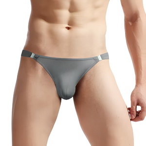 <span class=keywords><strong>Slip</strong></span> perizoma da <span class=keywords><strong>uomo</strong></span>, taglio <span class=keywords><strong>brasiliano</strong></span>, confortevole, tinta unita, traspirante, antibatterico, ad asciugatura rapida, lingerie classica - Product Image 2