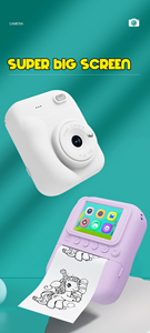 Imprimante photo/vidéo thermique instantanée miniature personnalisée en usine à bas prix pour enfants, portable, haute performance, en stock - Product Image 2