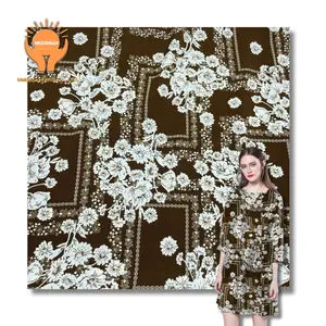 Wholesale Printed Embroidery Trendy Fabric Cotton Woven Hollow Jacquard Fabric For Women Clothing