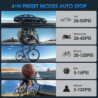 120psi Rechargeable Tire Inflator DC 7.4V Inflatable Bicycle air Pump with 20L/Min air Flow 11cm air Hose