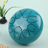 Customizable 6 Inch 8 Notes Handpan Beginner Friendly Musical Instruments Drums Carbon Steel Tongue Drum
