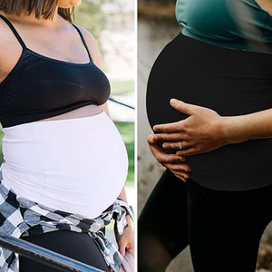 Confortable respirant de haute qualité antidérapant Silicone Stretch femmes maternité ventre bande Stretch <span class=keywords><strong>grossesse</strong></span> soutien ventre <span class=keywords><strong>ceinture</strong></span> - Product Image 5