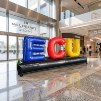 Enseigne gonflable avec logo événementiel personnalisée, lettres publicitaires, panneau d'affichage gonflable pour marque