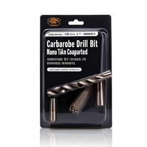 Carbide Drill Bit Nano TiAlN Coated 5xD For Stainless Steel And Superalloys - Product Image 2