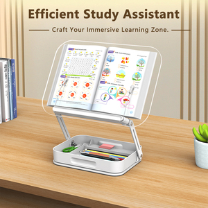 Boneruy R22H Chiều Cao Có Thể Điều Chỉnh 360 Xoay Gỗ Cuốn Sách Đứng Cho Sách Gấp Cuốn Sách Đọc Sách Đứng Xách Tay Bookstand - Product Image 2