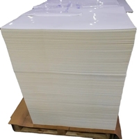Feuille de papier autocollant imprimable imperméable à l'eau brillant/mat personnalisé pour imprimante jet d'encre/laser papier autocollant en vinyle A4