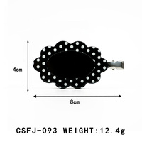 Pince à cheveux en acétate multicolore à bords ondulés de 8 cm avec fente photo, un design commémoratif créatif pour afficher des photos de famille.