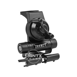 Support d'antenne de voiture universel en acier inoxydable noir Shinming K-30 à fixation par pince - Product Image 3
