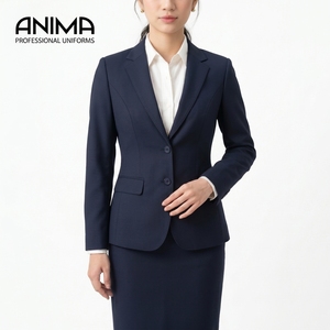 Costume pour femme ANIMA, coupe ajustée, tissu résistant aux taches et aux odeurs, durable, idéal pour les événements sociaux, design de logo personnalisé - Product Image 1