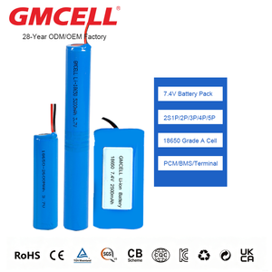 Pack de batteries lithium personnalisé 3,7 V 7,4 V de petite taille 18650 1S2P 1S3P 2S1P 2S2P 2S3P pour moniteur d'équipement médical - Product Image 1