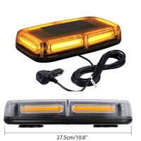 Barre lumineuse LED COB mini 36W, clignotante, magnétique, pour toit, avertissement d'urgence, IP67, pour camion, voiture, véhicule de construction