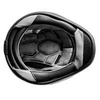 Casque de moto intégral rétro en fibre de verre - Gris métallisé - Design classique - Compatible - DOT / 3C - Direct usine