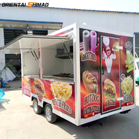 Nouveau Offre Spéciale Street Truck Catering Mobile Fast Food Trailer pour la vente aux États-Unis