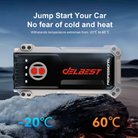 Démarreur portable 12V 16000mAh 300A (crête 600A) pour motos essence 4.0L et diesel 3.0L