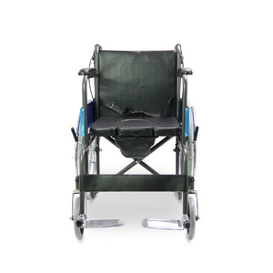 Fauteuil roulant manuel avec fonction toilette, pliable et léger, pour personnes âgées et handicapées, aide à la mobilité - Product Image 3