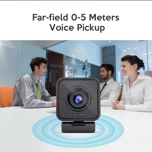Webcam sans fil 2,4 GHz 1080P HD, portée 20 m, grand angle 73° Webcam sans fil avec microphone rechargeable par USB pour PC/ordinateur portable - Product Image 3